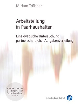 cover image of Arbeitsteilung in Paarhaushalten